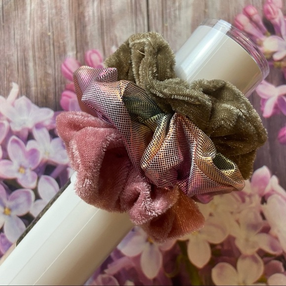 3pcs Hair Scrunchies Set - Picture 1 of 4